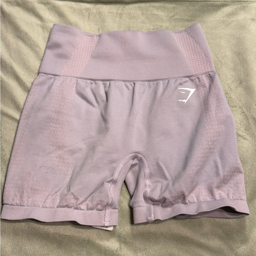 Gymshark Women's Light Purple Athletic Shorts